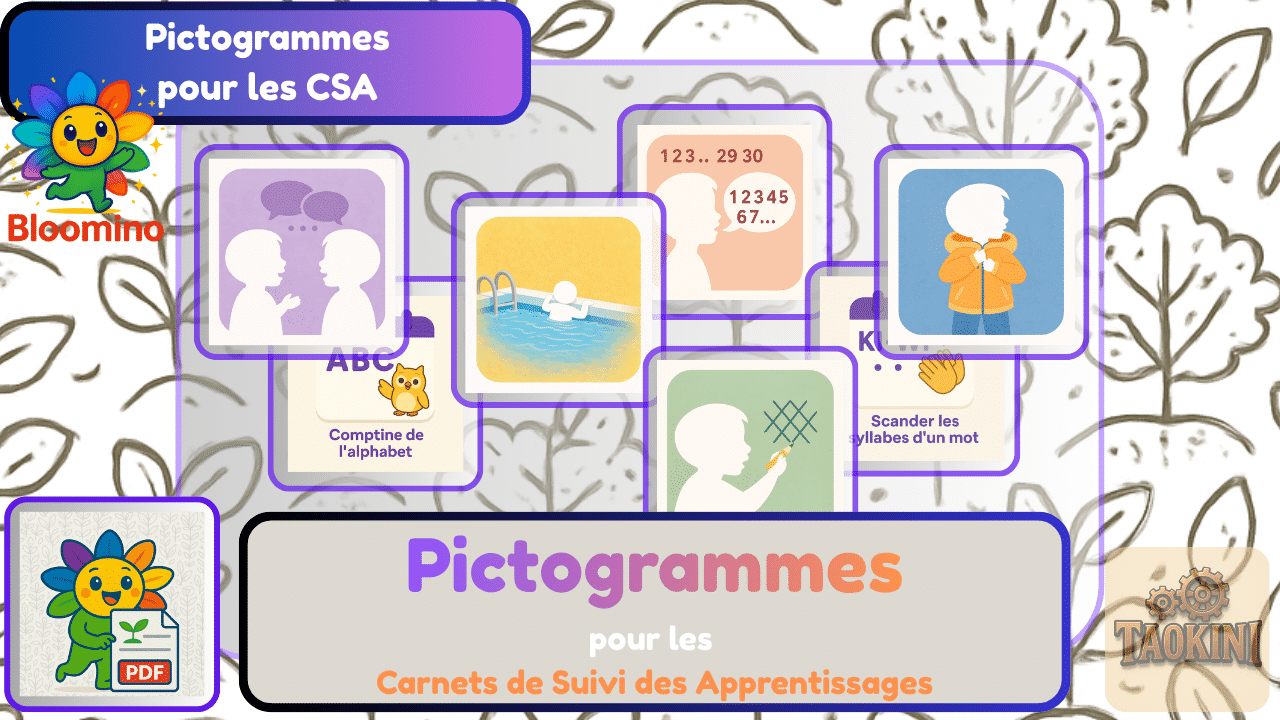 Nouveaux pictogrammes Bloomino – CSA maternelle